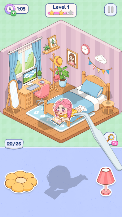 贴纸装饰屋游戏图3