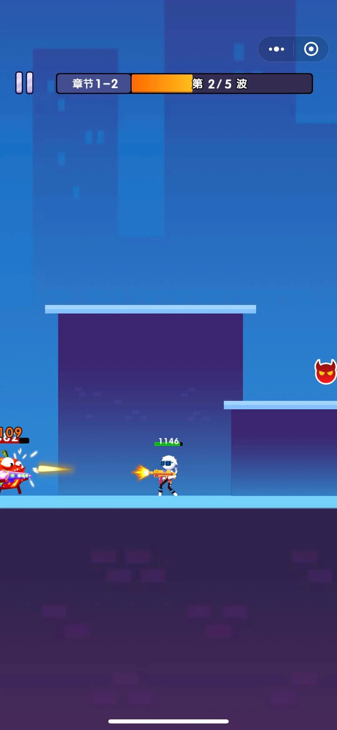 火柴人激战水果怪游戏图1