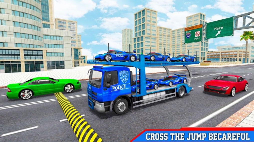 警车运输货车模拟器游戏安卓版  v1.4图4