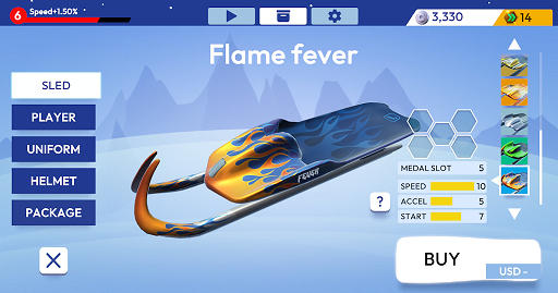 雪橇冠军仰卧比赛游戏官方版  v1.0.1图1