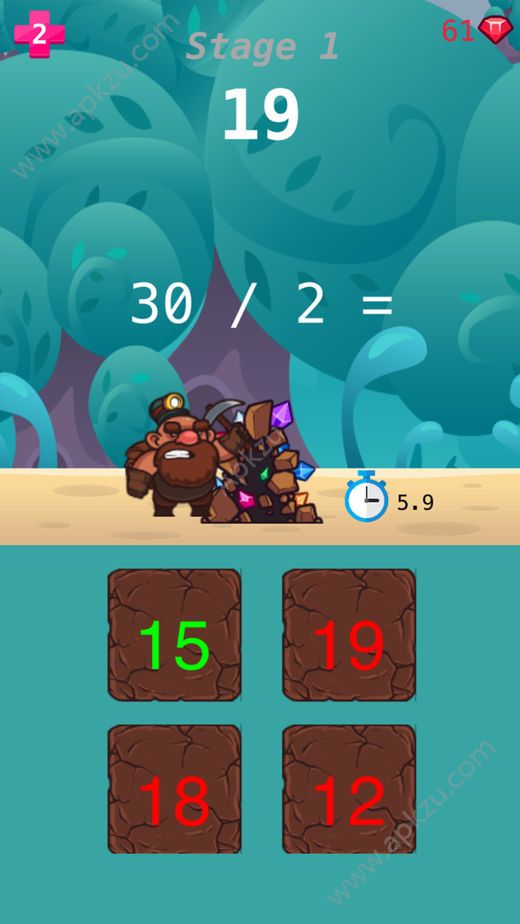 数学矿工完整版中文安卓版  v1.0图1