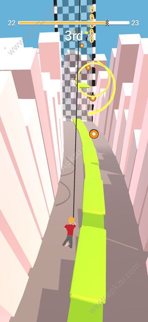 抖音蜘蛛摇摆游戏安卓中文版免广告下载(Cable Swing) v1.0.3图3