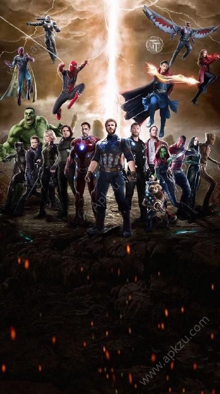 抖音上漫威动态锁屏图片图3