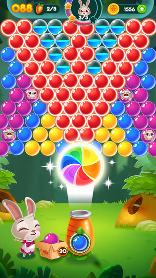 兔子泡泡龙动物森林红包版图2