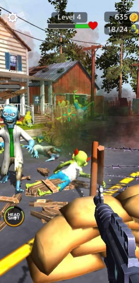 塔式炮手僵尸攻击安卓版图1