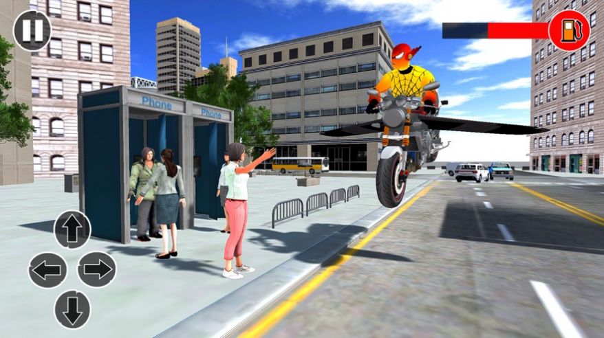 蜘蛛英雄自行车飞行游戏图2