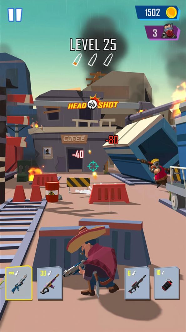 子弹射击大师游戏金币版  v1.1图1