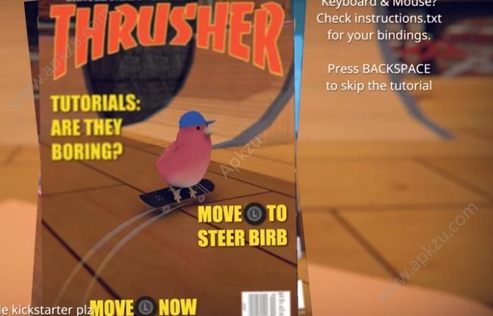 鲤鱼ACE滑板小鸟手机游戏中文版（Skate BIRD）  v1.0图2