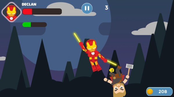 火柴人对决复仇者联盟金币中文安卓版  v1.0图3