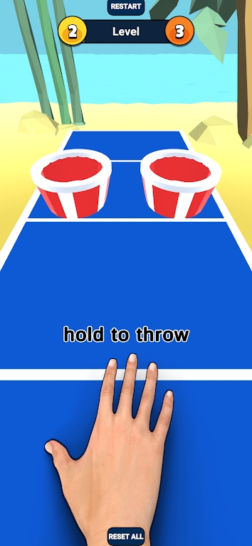 乒乓球弹入水杯图1