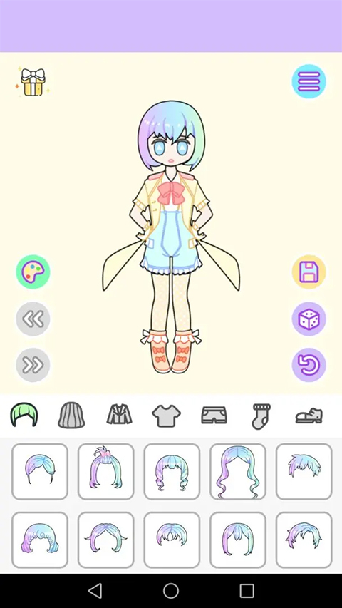 粉彩女孩正版图2