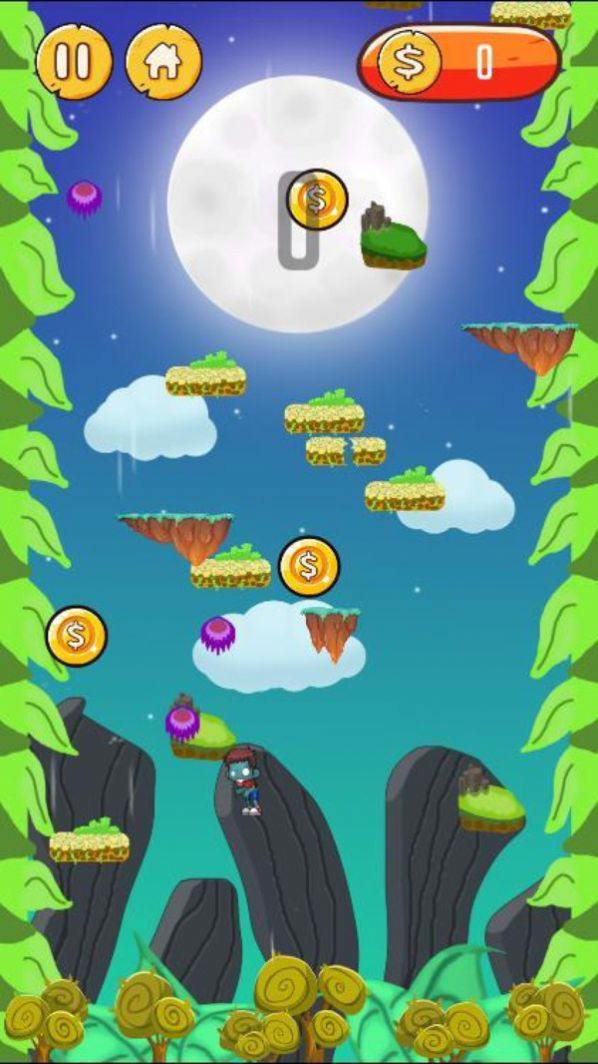 涂鸦僵尸跳跃金币安卓版 v11图1