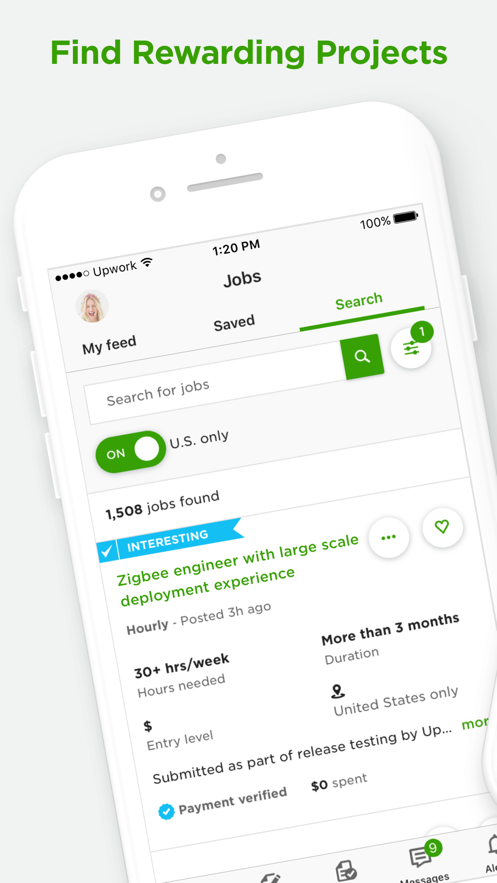 Upwork for Freelancers app图4