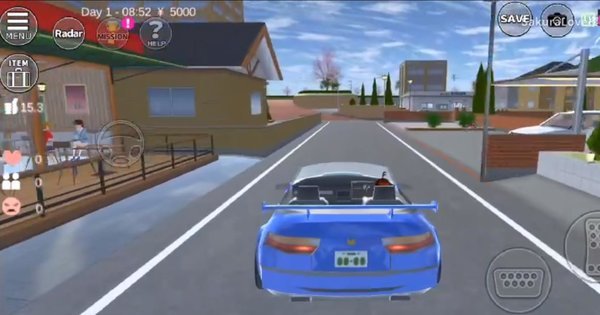 樱花校园模拟器更新了敞篷车和新动作英文版无广告下载 v1.039.07图2