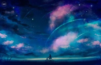 我向你奔赴而来你就是星辰大海高清带字壁纸图3