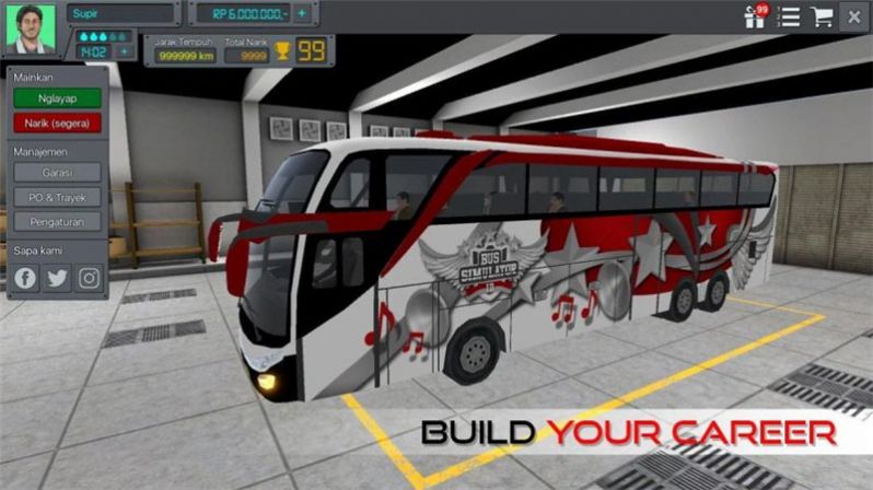 印尼巴士模拟器新卡车游戏下载  v3.6.1图2