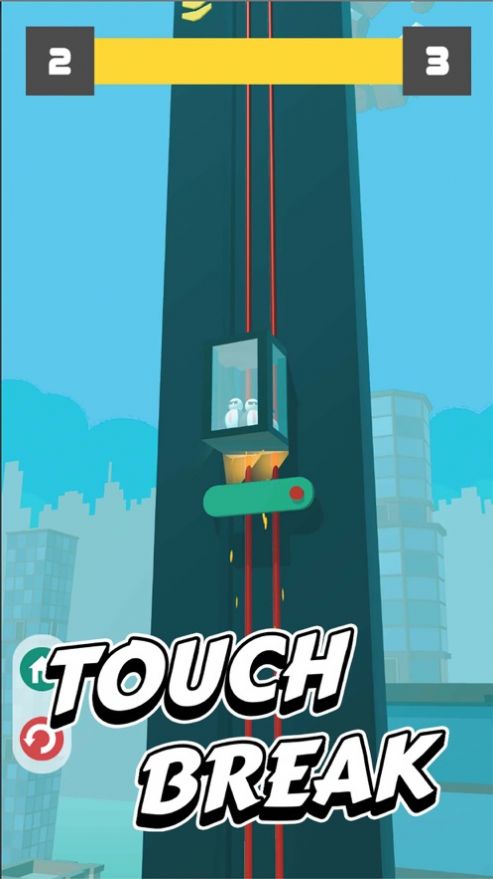 电梯惊魂自由落体游戏中文汉化版  v1.0.0图1