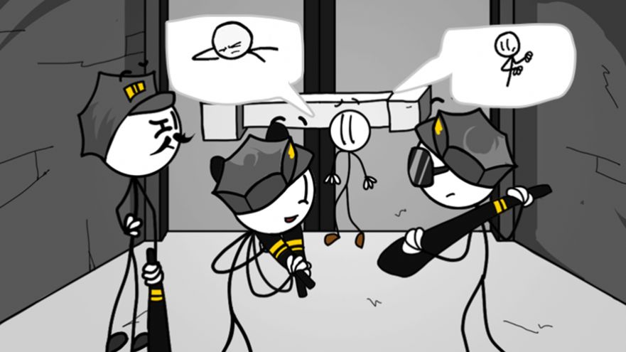 火柴人大逃亡越狱神逃脱游戏安卓版  v1.0图2