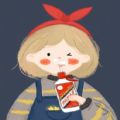 喝茅台的少女情侣头像
