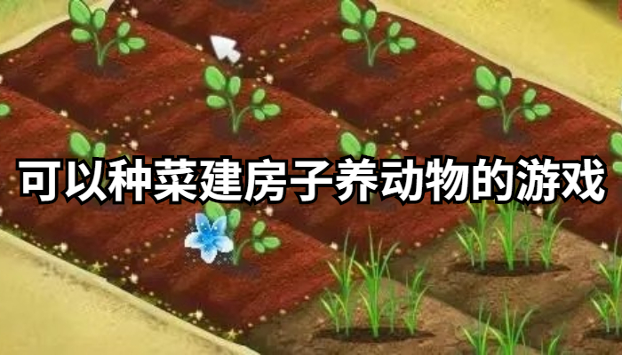 可以种菜建房子养动物游戏合集