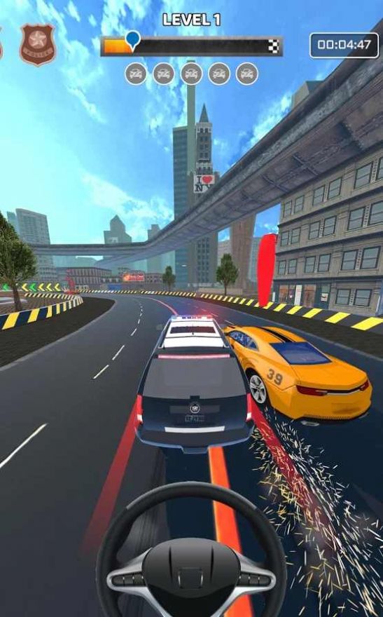 警车碰撞游戏图3