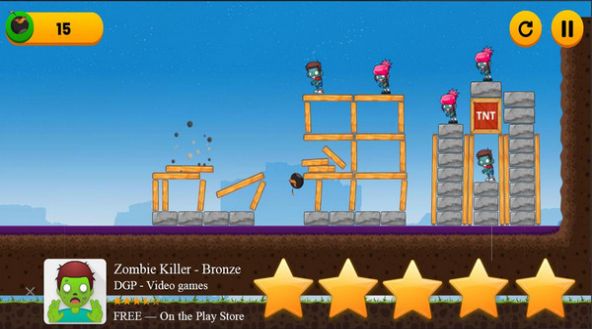 愚蠢的僵尸狩猎中文版图1