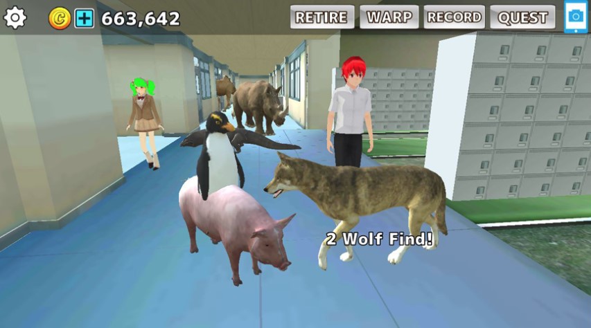 动物校园模拟器游戏中文官方最新版  v1.0图1