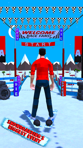 特大坡道滑雪特技安卓中文版  v1.0图1