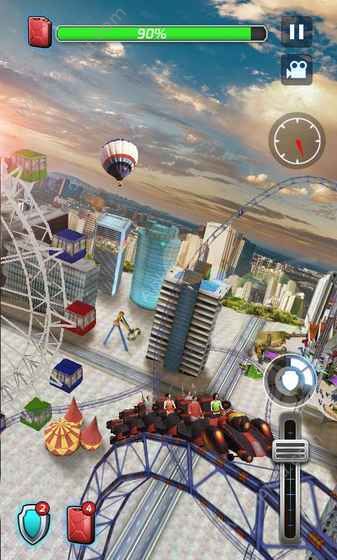 过山车3D游戏安卓版下载（Roller Coaster 3D）  v1.0.1图2