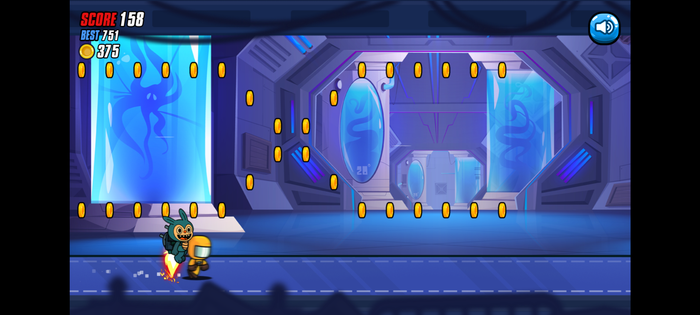 拉布布喷气背包跑酷最新版图3