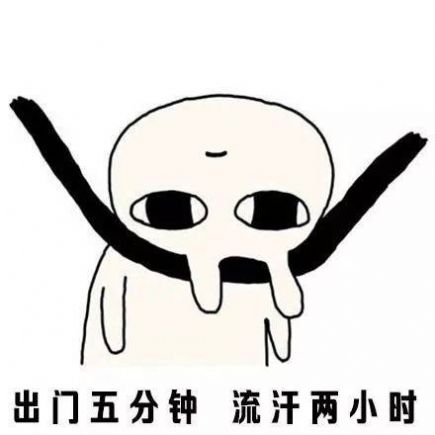 出门五分钟流汗两小时表情包图2