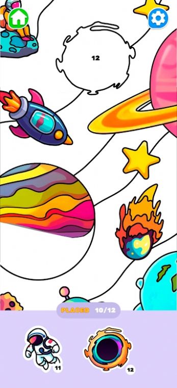 合并贴纸手册2D手机版游戏  v1.0.0图1