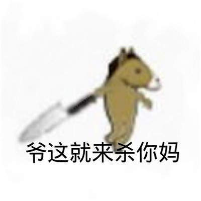 暴走马表情包大全图3