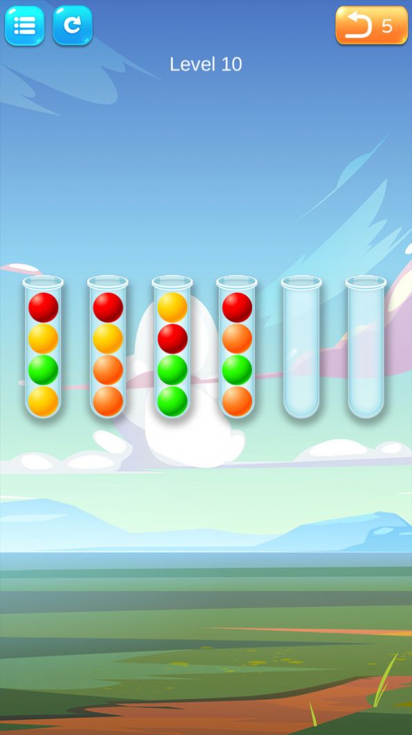 颜色水排序游戏图1