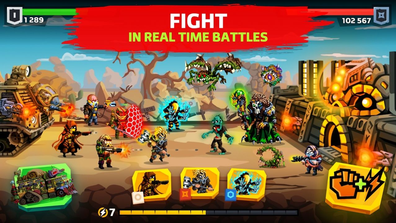 荒地史诗战争游戏安卓手机版 v1.0.2图1