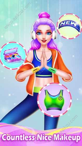 瑜伽女孩美妆健身沙龙游戏图3
