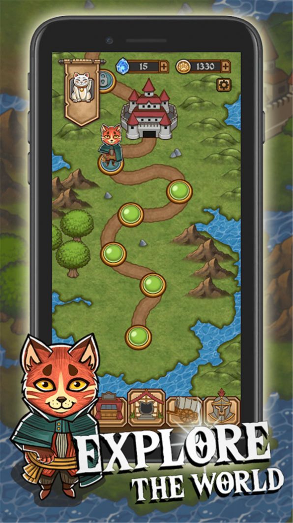 猫咪地下城游戏安卓官方版 v1.0图1