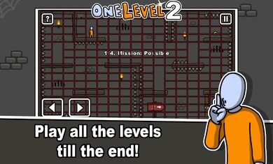 One Level 2火柴人越狱游戏关卡全安卓版图片1