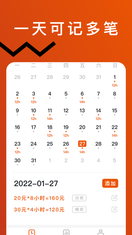 轻松记工时软件 图1