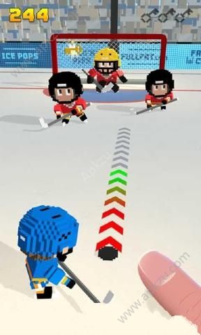 方块冰球金币中文安卓版（Blocky Hockey）  v1.5.1_298图2