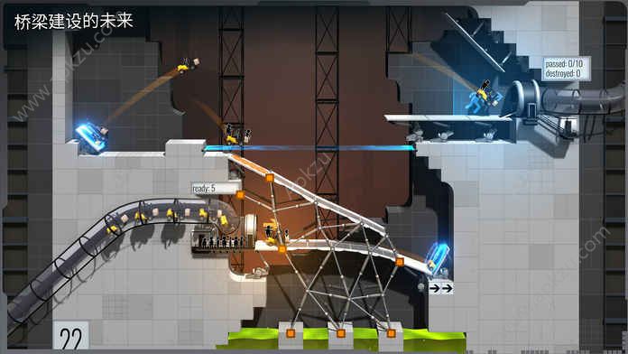 桥梁建造师入口关卡安卓版（Bridge Constructor Portal）  v1.0图2