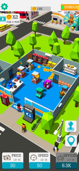 闲置的街机城金币安卓版（Idle Arcade City）图片1