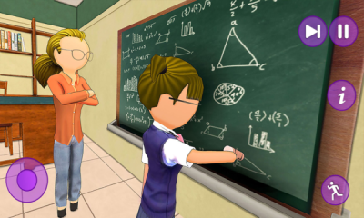 坚持女孩高中游戏中文版  v1.0图1