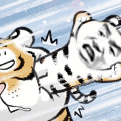 最近很火的老虎表情包图1