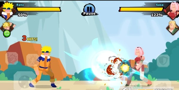 火影忍者火柴人游戏安卓手机版  V1.0.35图1