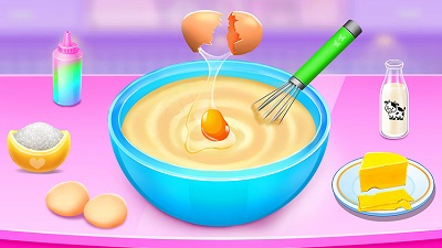 彩虹蛋糕制作图1