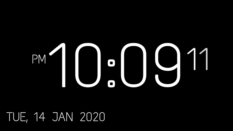 Minimalist Retro Clock app图2