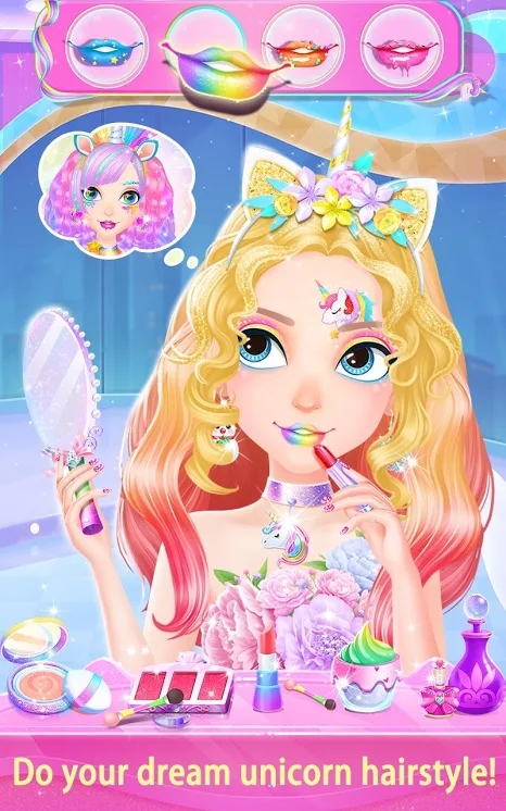 独角兽梦幻美发屋游戏安卓手机版  v1.0.1图3