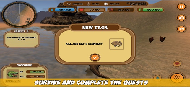 非洲动物模拟器金币中文安卓版  v1.0图1