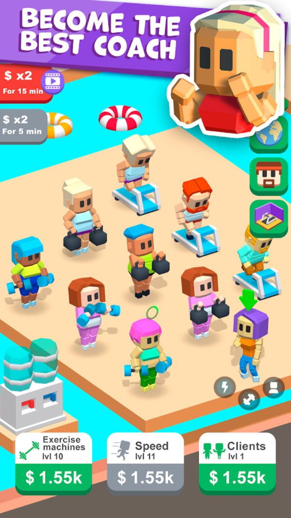 空闲健身城游戏图3
